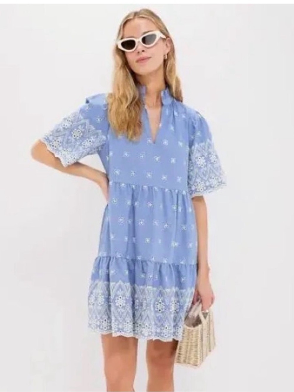 NWT Tuckernuck Embroidered Crawford Mini Dress